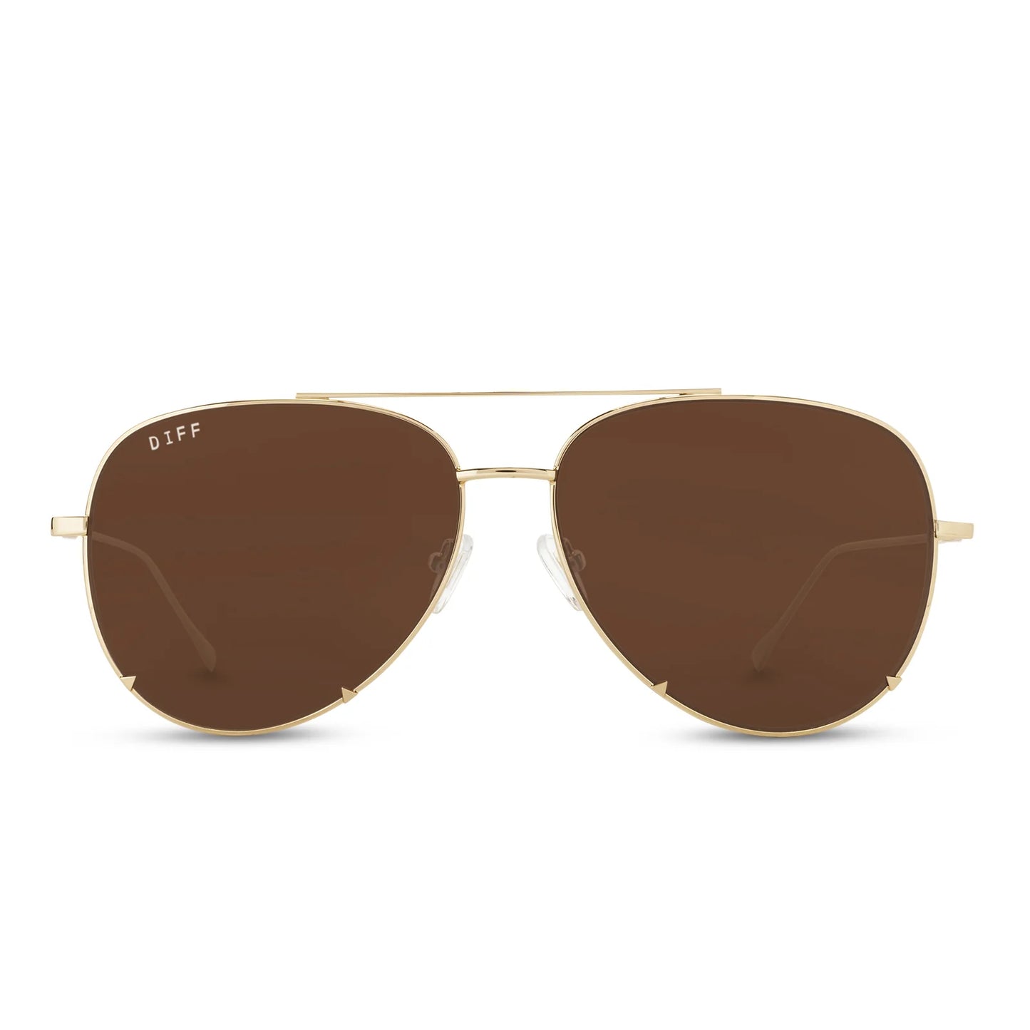 Scarlett - Gold Brown Sunglasses