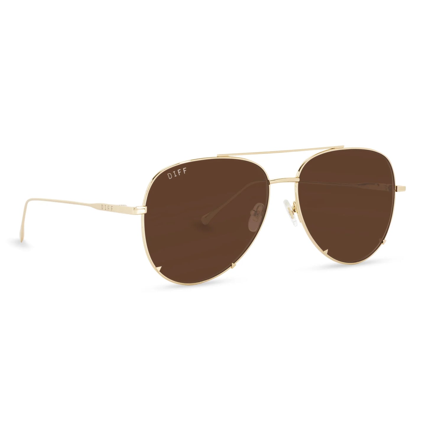 Scarlett - Gold Brown Sunglasses