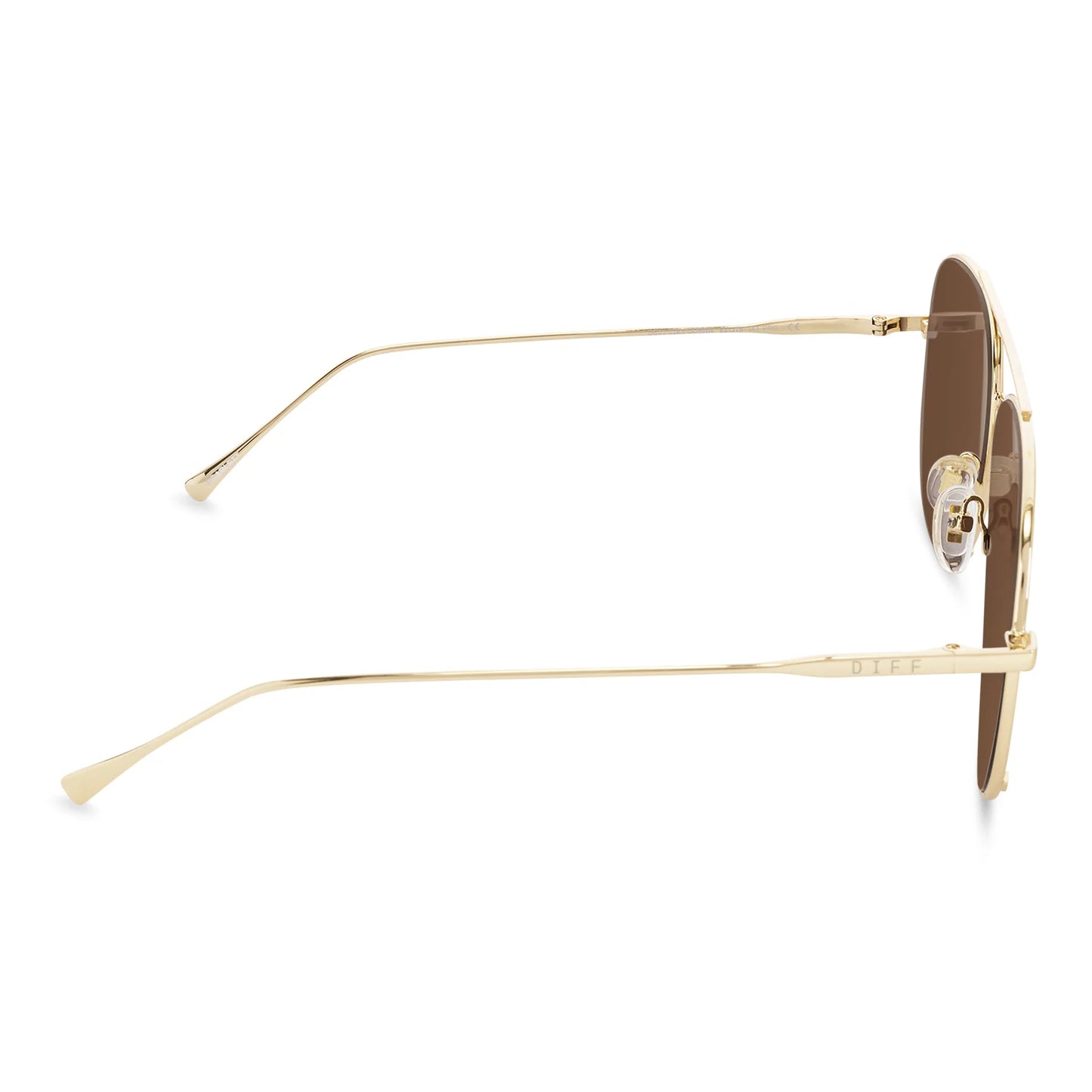 Scarlett - Gold Brown Sunglasses