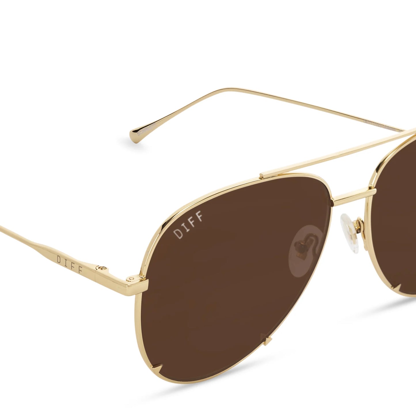 Scarlett - Gold Brown Sunglasses