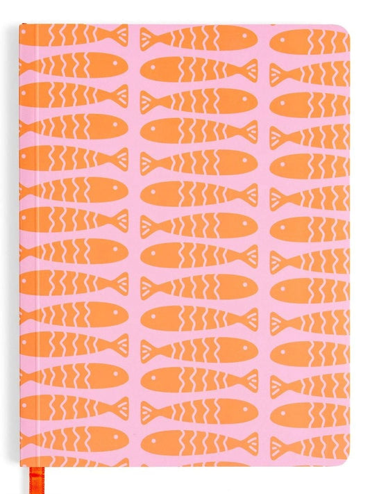 Coastal Fishy Soft Flex Perfect Bound Journal