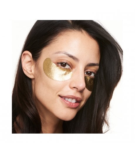 (LA) Baggage Claim Gold Eye Masks