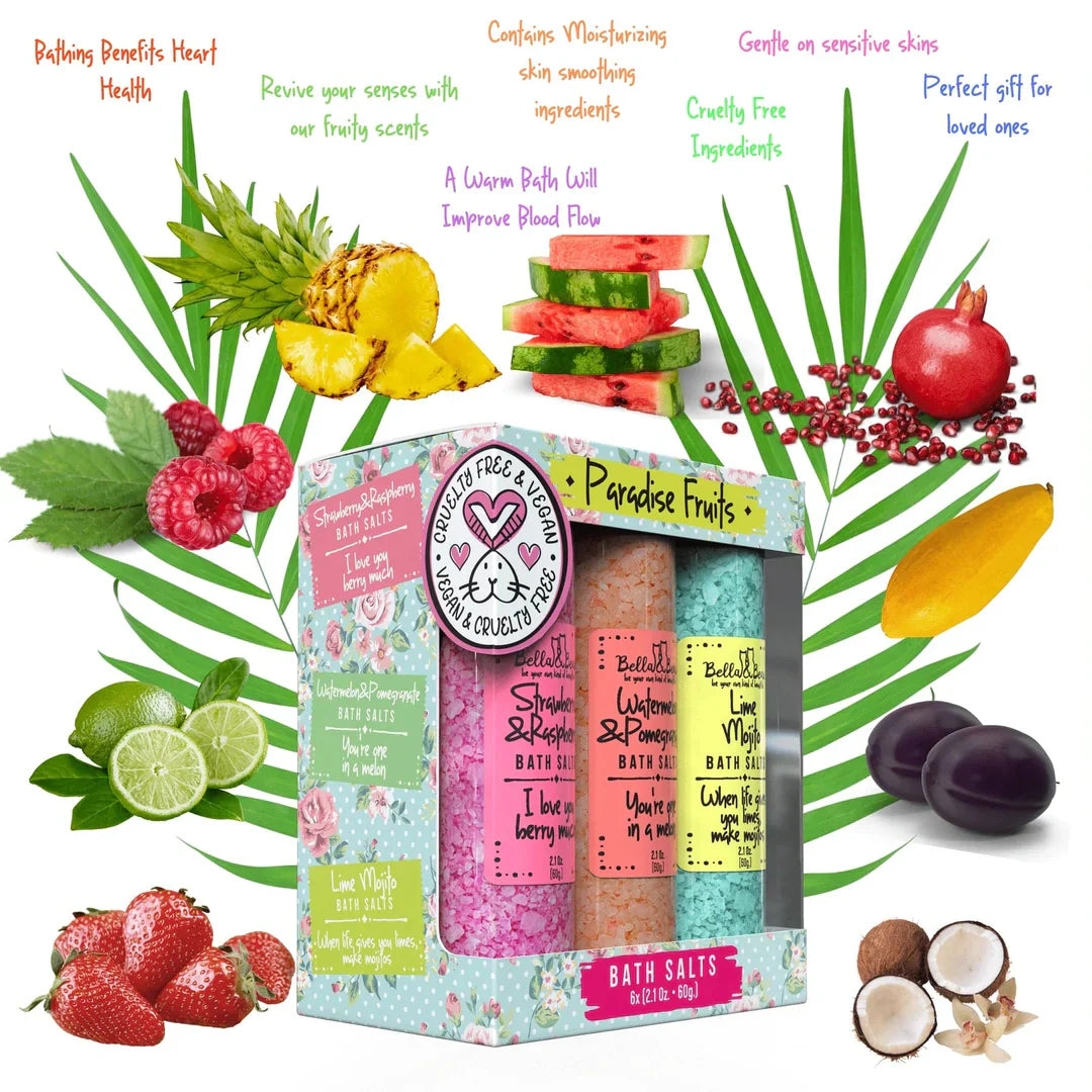 Paradise Fruits Bath Salts (6 Pack)