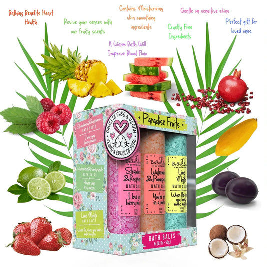 Paradise Fruits Bath Salts (6 Pack)