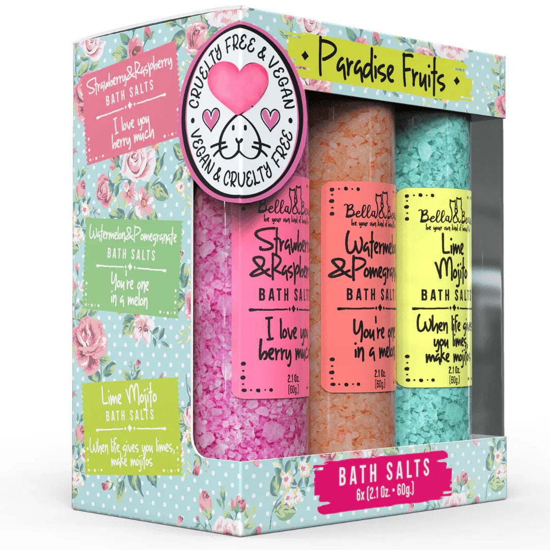 Paradise Fruits Bath Salts (6 Pack)