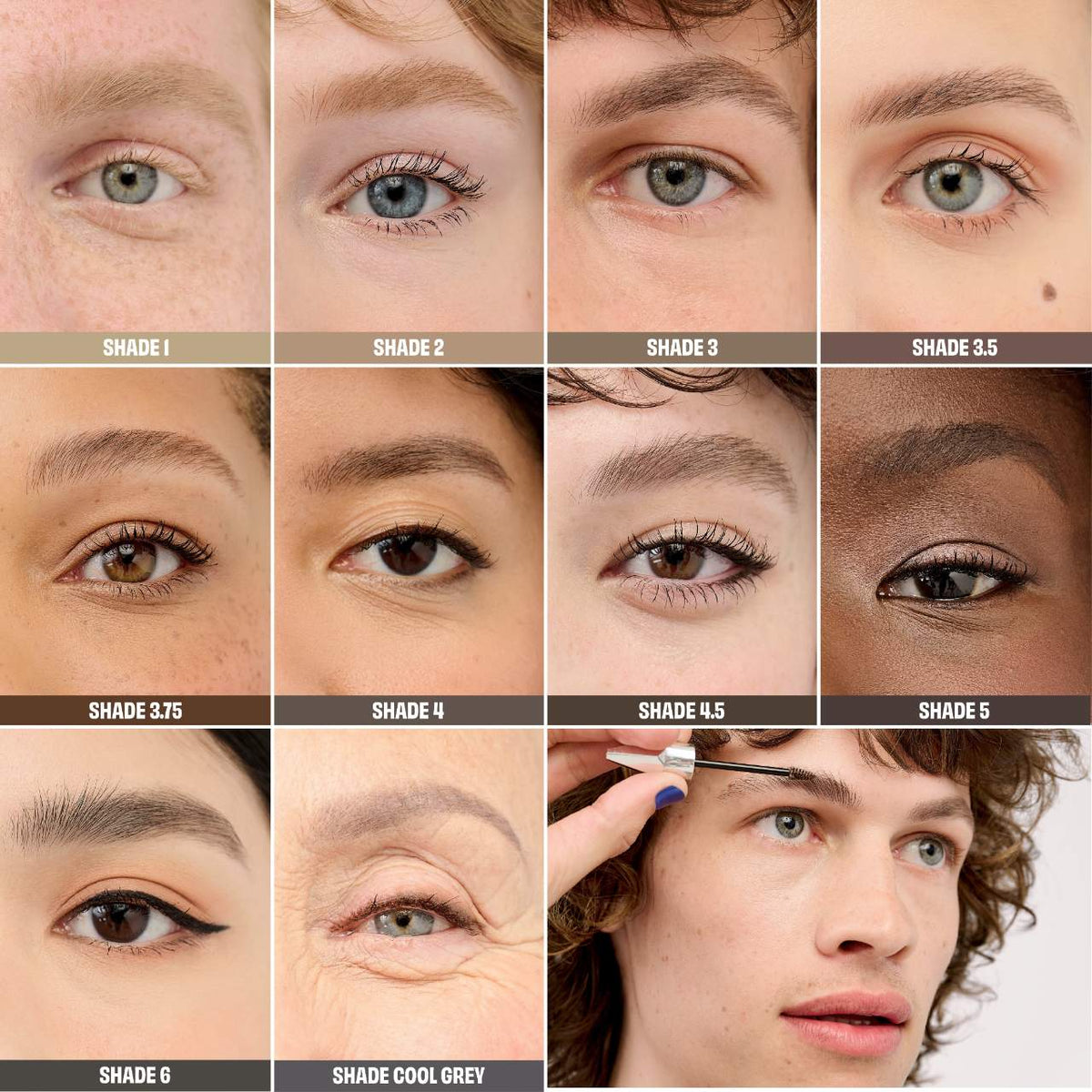 Mini Gimme Brow+ Tinted Volumizing Eyebrow Gel - Neutral Light Brown Shade 3