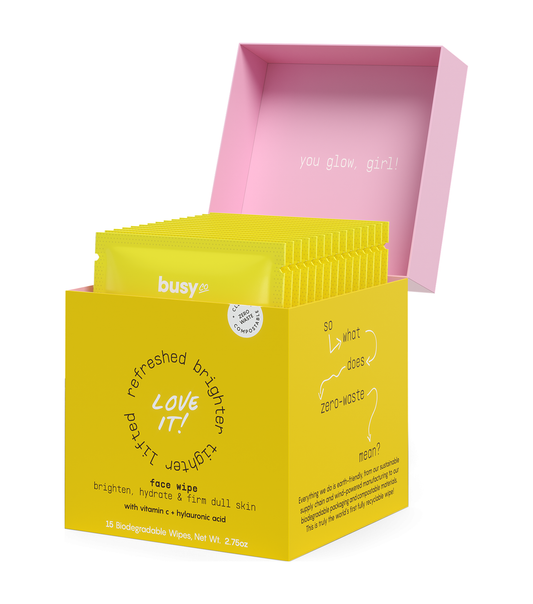 Glow Face Wipes