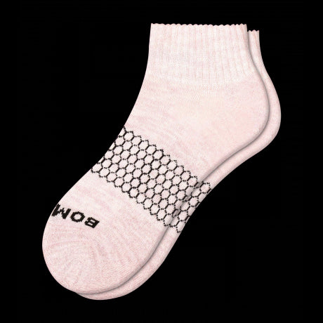 Bombas Light Pink Thicker Sparkly Quarter