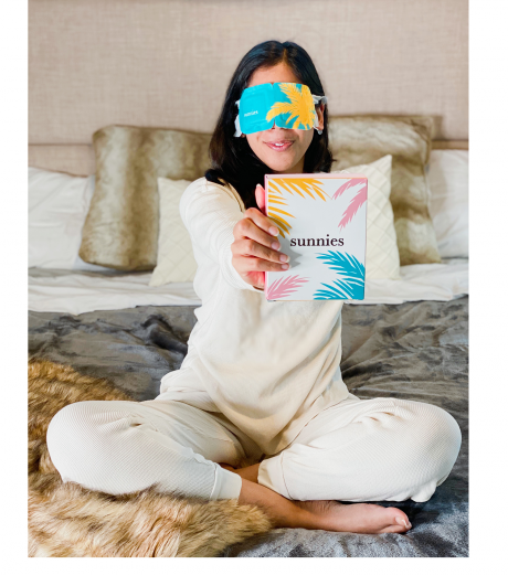 self-heating eye mask