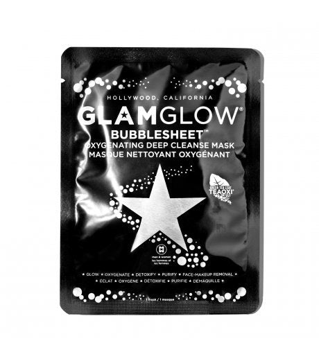 GlamGlow Bubblesheet Oxygenating Deep Cleanse Mask